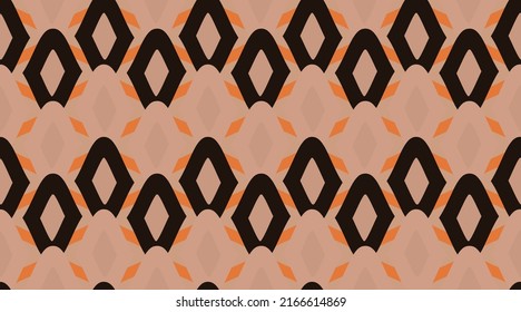 Seamless geometric pattern.  Classic delicate geometry design.  Color mosaic shapes background.  Seamless vector pattern. 