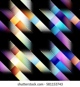 Seamless geometric pattern. Classic Hounds-tooth pattern in abstract style