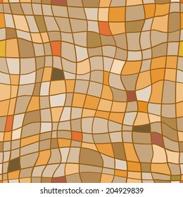 Seamless geometric pattern classic wrong cell, vector.