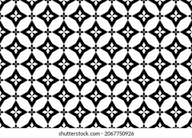 Nahtlose geometrische Muster, für Kleidung, Hemden, Kleider und andere Textilerzeugnisse. Handgewebte Textilien Thai Traditionelle Textilien. Vektorbild