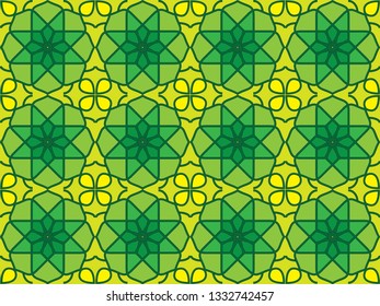 Seamless geometric pattern color