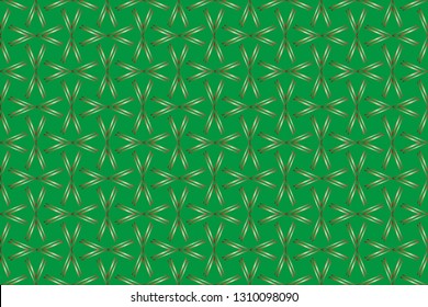 Seamless geometric pattern. With color golden  line ornament. Raster illustration.creative design for different backgrounds.Print for the cover of the book, postcards, t-shirts.Illustration for rugs. 