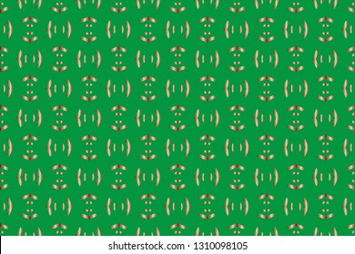 Seamless geometric pattern. With color golden  line ornament. Raster illustration.creative design for different backgrounds.Print for the cover of the book, postcards, t-shirts.Illustration for rugs. 