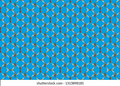 Seamless geometric pattern. With color golden  line ornament. Raster illustration.creative design for different backgrounds.Print for the cover of the book, postcards, t-shirts.Illustration for rugs. 