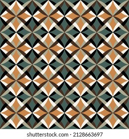 Seamless geometric pattern. Color ornament.