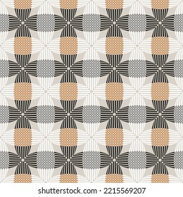 Seamless geometric pattern. Color ornament.