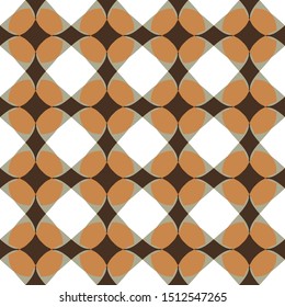 Seamless geometric pattern. Color print.