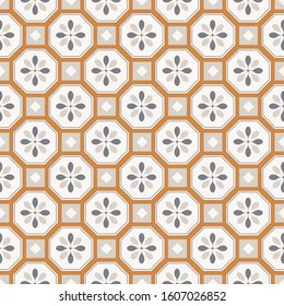 Seamless geometric pattern. Color print.