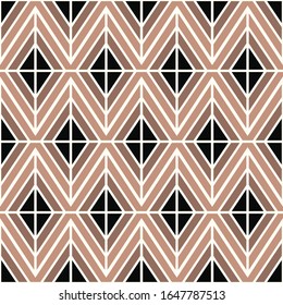 Seamless geometric pattern. Color print.