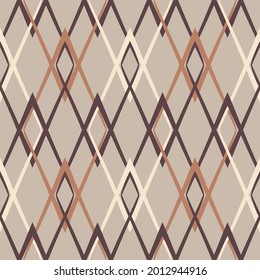 Seamless geometric pattern. Color print.