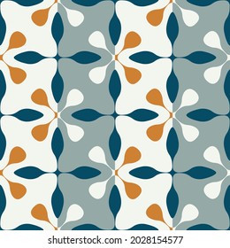Seamless geometric pattern. Color print.