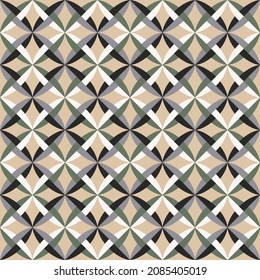 Seamless geometric pattern. Color print.