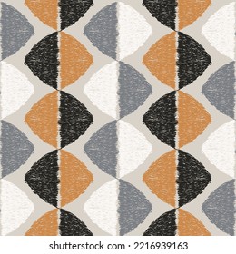 Seamless geometric pattern. Color print.