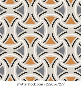 Seamless geometric pattern. Color print.