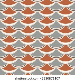Seamless geometric pattern. Color print.