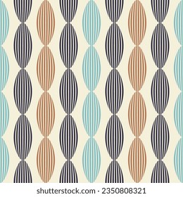 Seamless geometric pattern. Color print.