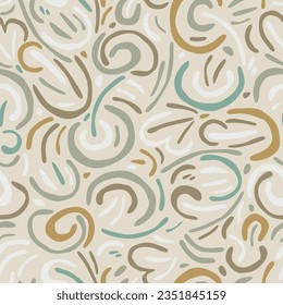 Seamless geometric pattern. Color print.