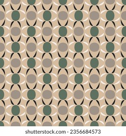 Seamless geometric pattern. Color print.