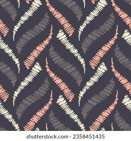 Seamless geometric pattern. Color print.