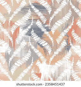Seamless geometric pattern. Color print.
