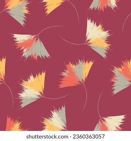 Seamless geometric pattern. Color print.