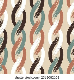 Seamless geometric pattern. Color print.