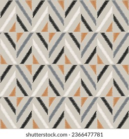 Seamless geometric pattern. Color print.