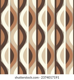 Seamless geometric pattern. Color print.