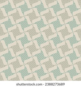 Seamless geometric pattern. Color print.