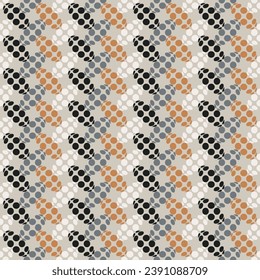 Seamless geometric pattern. Color print.