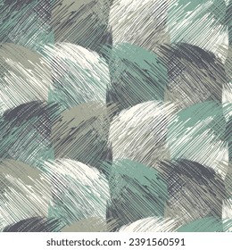 Seamless geometric pattern. Color print.