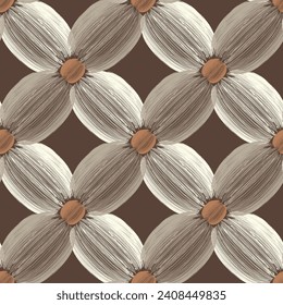 Seamless geometric pattern. Color print.