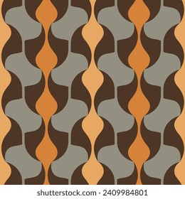 Seamless geometric pattern. Color print.