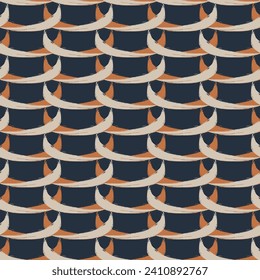 Seamless geometric pattern. Color print.