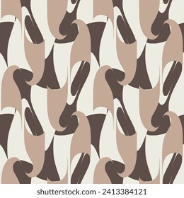 Seamless geometric pattern. Color print.