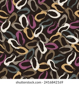 Seamless geometric pattern. Color print.