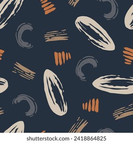 Seamless geometric pattern. Color print.