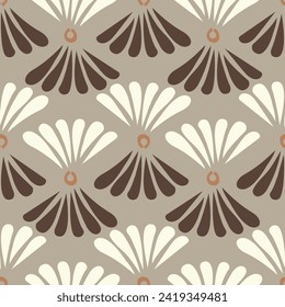 Seamless geometric pattern. Color print.