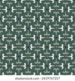 Seamless geometric pattern. Color print.