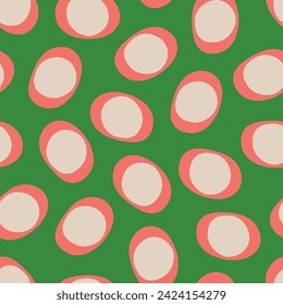 Seamless geometric pattern. Color print.