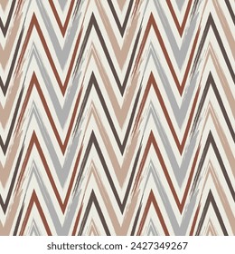 Seamless geometric pattern. Color print.