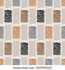 Seamless geometric pattern. Color print.