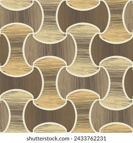 Seamless geometric pattern. Color print.