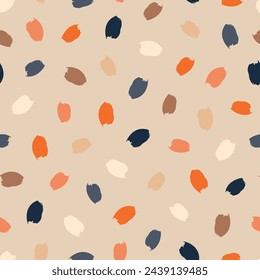 Seamless geometric pattern. Color print.