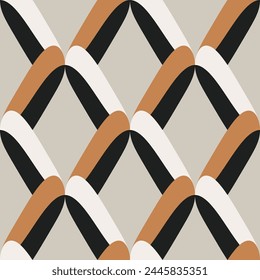Seamless geometric pattern. Color print.