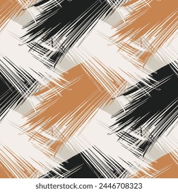 Seamless geometric pattern. Color print.