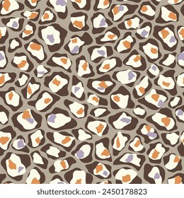 Seamless geometric pattern. Color print.