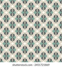 Seamless geometric pattern. Color print.