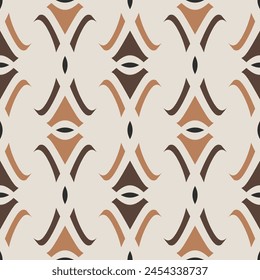 Seamless geometric pattern. Color print.