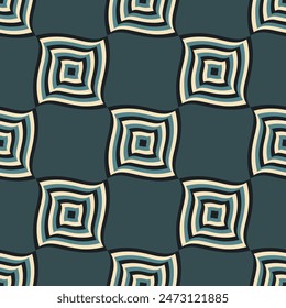 Seamless geometric pattern. Color print.